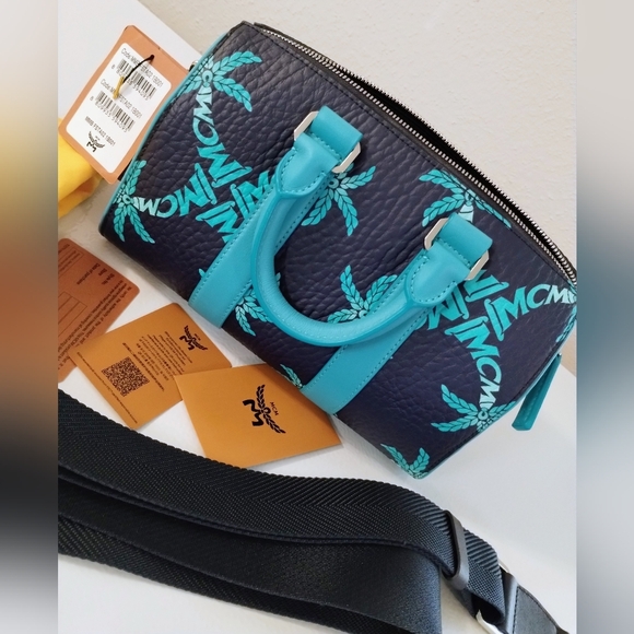 MCM Boston Bag With COA And Dustbag NWT - Picture 11 of 16